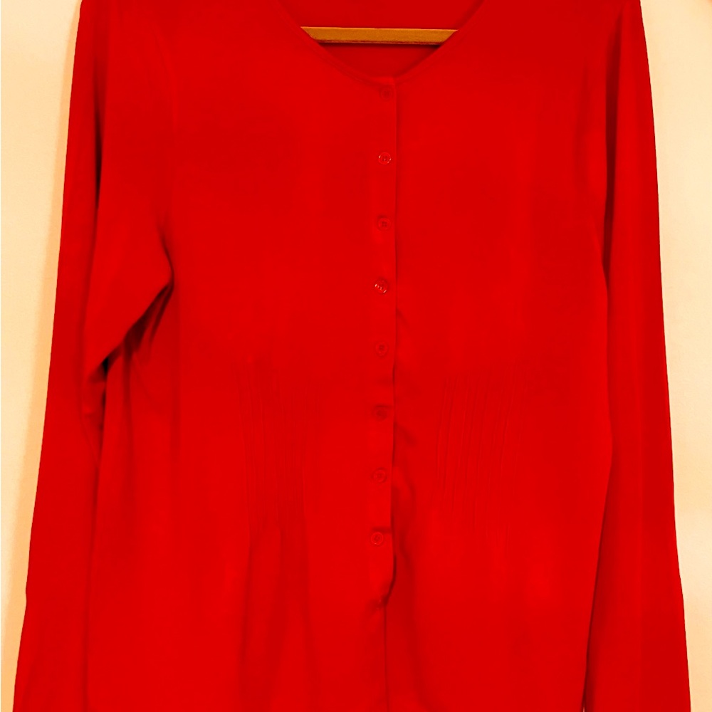 Scarlet fitted cardigan